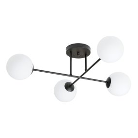 Roma 75cm Wit plafondlamp Van Emibig Lighting - De lamp is gemaakt van hoogwaardige materialen, wat zowel een goede werking als een lange levensduur garandeert.