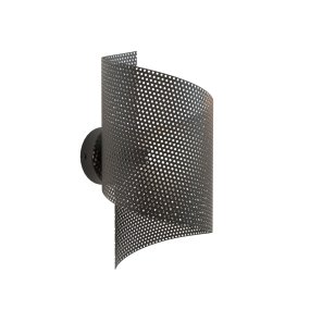 Spiral 30cm Zwart wandlamp Van Emibig Lighting - Ideaal voor het verlichten van trappen, gangen en hallen, maar ook als sfeervolle extra verlichting in de woonkamer of slaapkamer.