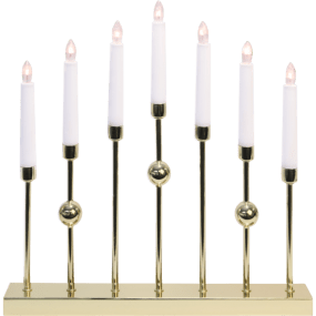 Gustavo Messing Van Star Trading - Stijlvolle metalen kandelaar met messing afwerking.