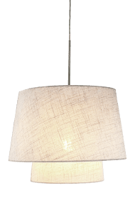 Doble Ø48 Beige Van Aneta Lighting - Het lichte textiel geeft de lamp een warme en gezellige uitstraling, terwijl de eenvoudige vorm ervoor zorgt dat de lamp gemakkelijk in verschillende interieurstijlen past.