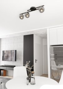 Kairo 74cm Zwart/Rokerig plafondlamp Van Emibig Lighting - Het elegante design past perfect in elk huis en elke stijl.