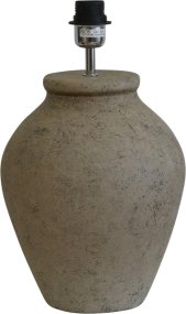 Casagrande 54cm Donker zand Van Hallbergs - Casagrande is een moderne lampenvoet met een rustiek design.