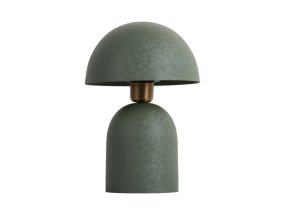 Boaz Mini 30cm Groente Van Leitmotiv - De matte, groene afwerking heeft een gestructureerd, bijna keramisch oppervlak dat de lamp een zachte en levendige uitstraling geeft.