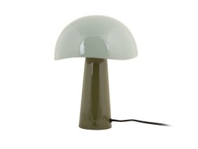 Grato 33cm Groente Van Leitmotiv - De lampvoet in bosgroene kleur, samen met de lichtere mintgroene lampenkap, zorgt voor een warme en harmonieuze uitstraling.