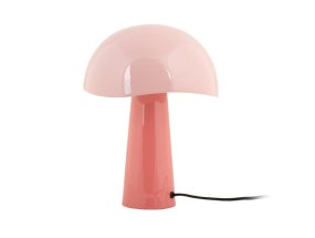 Grato 33cm Roze Van Leitmotiv - De lampvoet in een felroze tint, samen met de zachtere lichtroze lampenkap, zorgt voor een warme en harmonieuze uitstraling.