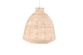 Tours Ø40 Natuur hanglamp Van Venture Design - De lamp heeft een prachtige gloed die een warme en gezellige sfeer geeft, waardoor hij perfect is voor boven de eettafel, voor lange, sfeervolle diners of in de slaapkamer voor een ontspannen sfeer.