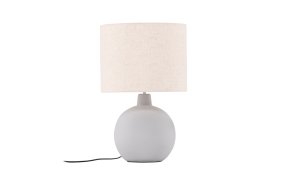 Torcello 50cm Grijs tafellamp Van Venture Design - De lamp heeft een stijlvol en eenvoudig design en is daardoor geschikt om vrijwel overal te plaatsen waar extra verlichting of decoratie nodig is.