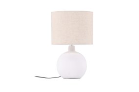 Torcello 50cm Wit tafellamp Van Venture Design - De lamp heeft een stijlvol en eenvoudig design en is daardoor geschikt om vrijwel overal te plaatsen waar extra verlichting of decoratie nodig is.