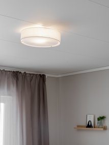 Sam Ø45 Wit plafondlamp Van PR Home - Sam is een plafondlamp die stijlvol is door zijn discrete design.
