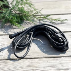 Kabel 10m Zwart Van Lightson - Als u de kabels in een buis wilt laten lopen, bijvoorbeeld onder een geplaveid wandelpad, houd dan rekening met het volgende: tot de grootste diametermaat op de De snelkoppelingen zijn 22 millimeter.