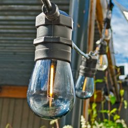 Deco bulb x 5 Rookkleurig Van Lightson - Voor een optimale levensduur adviseren wij u de transformator niet met meer dan 85% van de maximale capaciteit te belasten.