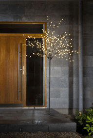 Bruine Boom 250cm Bruin Van Konstsmide - Creëer een sfeervolle sfeer met deze lichtslinger &ndash; Een decoratieve favoriet tijdens de kerstperiode en het hele jaar door!