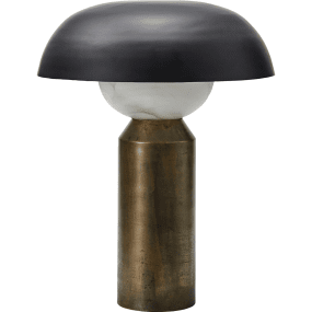 Big Fellow 55cm Antiek messing tafellamp Van House Doctor - Big Fellow van House Doctor is een tafellamp die op elegante wijze klassiek en sculpturaal design combineert.