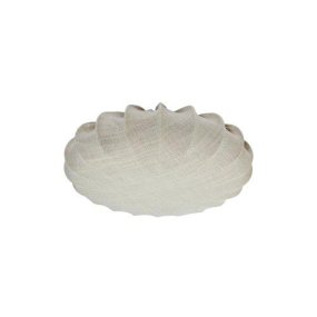 Florenzo Ø70 Grijs plafondlamp Van PR Home - Plafond i linnetyg med vacker struktur.