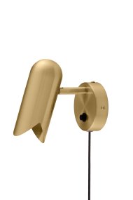 Savoy 15cm Messing leeslamp Van Globen Lighting - De grafisch vormgegeven kap geeft de lamp een moderne uitstraling en verspreidt het licht op een aangename manier, perfect naast het bed, in de hoek van de kamer of als accentverlichting.
