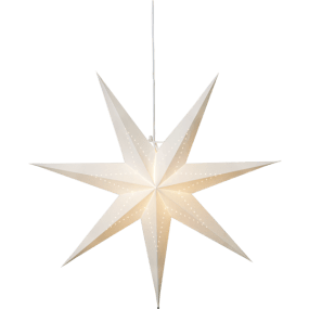 Lysa Ø70 Wit Van Star Trading - Hang een of meer sterren samen in een raam of tegen een muur.