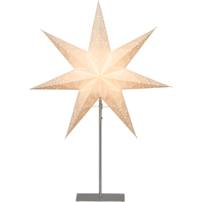 Sensy Ø52 Wit Van Star Trading - De witte ster heeft een mooi patroon en staat prachtig in een raam.