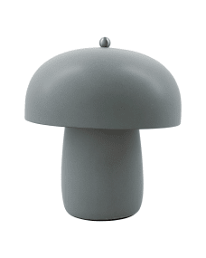 Moss 30cm Grijs tafellamp Van House Doctor - Deze tafellamp van House Doctor combineert de tijdloze aantrekkingskracht van gladde oppervlakken met de zachte, sponsachtige vorm en creëert zo een eigentijds design.