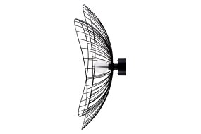 Ray Ø85 Zwart wandlamp Van Globen Lighting - De lamp kan zowel aan het plafond als aan de muur worden bevestigd, waardoor hij flexibel in gebruik is.