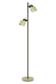 City 2 Groen/zwart vloerlamp Van Aneta Lighting - De City vloerlamp heeft een modern en stijlvol design met een elegante combinatie van zwart en groen.