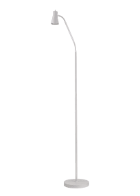 Boden Wit vloerlamp Van Aneta Lighting - De Boden vloerlamp heeft een stijlvol en functioneel ontwerp, waardoor hij perfect is als leeslamp naast de bank of je favoriete voetenbankje.