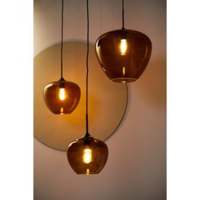 Mayson Ø40 Bruin hanglamp Van Light & Living - Perfect voor het creëren van sfeervolle verlichting in de woonkamer, eetkamer of slaapkamer.