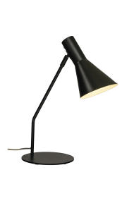 Ceres 46cm Zwart bureaulamp Van Aneta Lighting - De CERES tafellamp heeft een stijlvol en tijdloos design met rechte en strakke vormen.