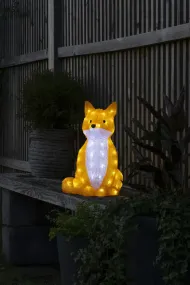 Vos Van Acryl Oranje Van Konstsmide - IP44-classificatie voor zowel binnen- als buitengebruik &ndash; Ideaal als speels en stijlvol element in de tuin, op het balkon of in de kinderkamer.