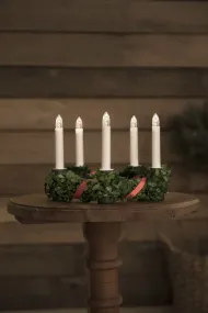 Lucia-kroon Met Decoratie Groente Van Konstsmide - Een mooie en veilige oplossing voor Luciavieringen thuis of op school.