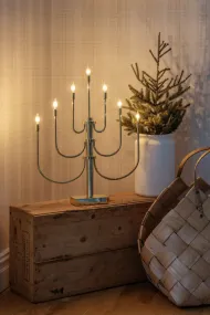Candelabra 7 Lights Messing Van Konstsmide - Verlicht de duisternis in de winter met deze exclusieve Advent-kandelaar met een messing afwerking.