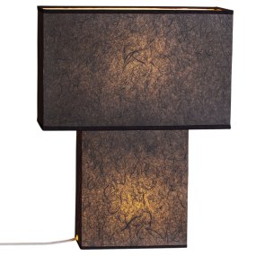 iSquare 50cm Zwart tafellamp Van By Rydéns - Laat iSquare een aanvulling zijn op uw interieur, perfect voor het cre&euml;ren van een harmonieuze sfeer met een vleugje Japanse elegantie.