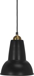 Scottsville Ø20 Zwart Van PR Home - Wordt geleverd met een plafondkap voor ophanging aan een haak in dezelfde kleur als de lamp.