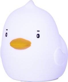 Duck Wit kinderlamp Van Star Trading - De lamp heeft een aanraakfunctie waarmee je met een lichte aanraking de lamp kunt afdekken, uitschakelen of wisselen tussen verschillende mooie kleuren.