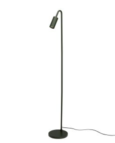 Curve Donkergroen Van By Rydéns - De Curve vloerlamp is een stijlvolle en strakke lamp van metaal met een matte donkergroene afwerking.