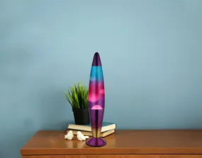 Etna Veelkleurig kinderlamp Van Globo Lighting - Etna &auml;r en fascinerande lavalampa med klar v&auml;tska och vitt vax som sm&auml;lter l&aring;ngsamt och skapar hypnotiska ljuseffekter.