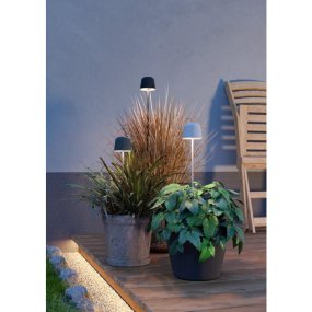 Mannera 20cm Groente Draagbare Van Eglo - U kunt hem eenvoudig opladen met de meegeleverde USB-kabel, zodat u hem gemakkelijk overal mee naartoe kunt nemen - of u nu op het terras, in de tuin of op een picknick bent.