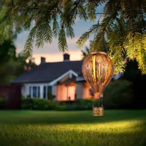 Balloon Koper solarlamp Van Globo Lighting - En unik och st&auml;mningsfull detalj som ger utomhusmilj&ouml;n en lekfull och elegant touch!