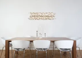 Katrina 90cm Rookkleurig kristal Van Globo Lighting - Katrina &auml;r en elegant rektangul&auml;r kristallkrona i kromf&auml;rgad metall med gnistrande K9-kristaller som skapar en sofistikerad och lyxig atmosf&auml;r i ditt hem.