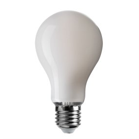 E27 normal opaal 12W 3000K Dimbaar Transparant Van Unison - De UNI-LEDISON normale opaal E27 lichtbron met een vermogen van 12W en een warmwit licht van 3000K zorgt voor een zachte en aangename verlichting.