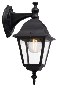 Newport Zwart buitenlamp Van Brilliant - Dankzij de IP23-classificatie is de lamp beschermd tegen regen en is hij daarom ideaal voor gebruik buitenshuis.