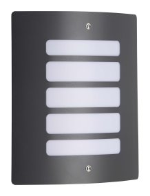 Todd Antraciet buitenlamp Van Brilliant - Dankzij de IP44-classificatie is hij spatwaterdicht en daarom ideaal voor gebruik buitenshuis, ook op plekken waar de weersbestendigheid minder is.