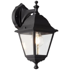 Nissie Zwart buitenlamp Van Brilliant - Deze elegante wandlamp voor buiten zorgt voor praktische verlichting en vormt een decoratief detail bij uw voordeur.
