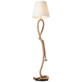 Sailor Natuur vloerlamp Van Brilliant - De Sailor vloerlamp creëert een warme en uitnodigende sfeer in woonkamers, slaapkamers of eetkamers met zijn stijlvolle en natuurlijke design.