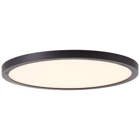 Tuco Ø25 Zwart plafondlamp Van Brilliant - Dankzij het minimalistische en efficiënte ontwerp past het zowel in werkkamers als in woonruimtes.