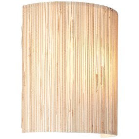 Wimea 26cm Natuur wandlamp Van Brilliant - Ideaal als aanvullende verlichting in de hal, woonkamer of slaapkamer, en zorgt voor een warme en huiselijke sfeer.