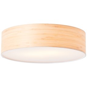 Romm Ø38 Licht hout plafondlamp Van Brilliant - Dankzij het FSC-gecertificeerde houtmateriaal ontstaat er een natuurlijk en functioneel design dat bijdraagt aan een gezellige sfeer.