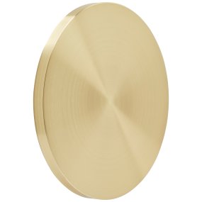 Shadow Ø15 Messing wandlamp Van Brilliant - Dankzij het ronde, eenvoudige design past het perfect in elke kamer en creëert het een moderne en luxueuze sfeer.