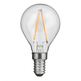 LED E14 bollamp 0,8W 2700K Transparant Van Unison - Met een vermogen van slechts 0,8 W en een zacht, warm licht van 2700 K is deze lamp energiezuinig en ideaal voor het cre&euml;ren van een aangename sfeer in kleinere lampen of decoratieve installaties.