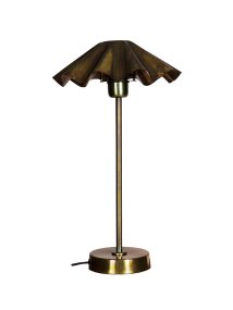 Aira 46cm Messing tafellamp Van PR Home - Een expressieve lamp die net zo goed staat op een nachtkastje als op een bijzettafel of in de vensterbank.
