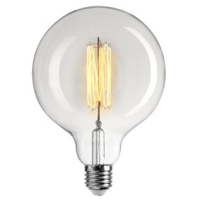 E27 Globe 2W 2200K Dimbaar Transparant Van Unison - Het klassieke ontwerp en de spiraalvormige gloeidraad van de lichtbron maken deze lamp ideaal voor open armaturen en decoratieve installaties, waarbij zowel esthetiek als lichtkwaliteit centraal staan.